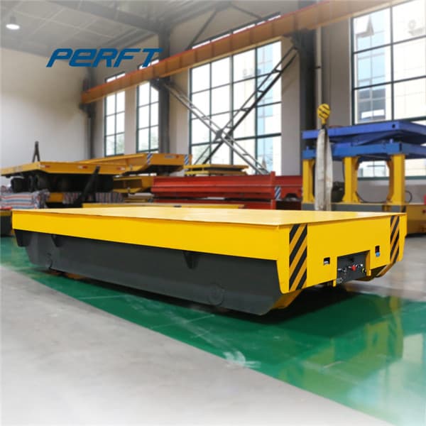 electric flat cart with flat steel deck 90t